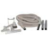 Fit All, Central vac Garage Kit-titan T3 30' White W/fitall Tools