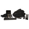 Fit All, Central vac Garage Kit-titan T3 30'w/wands & Floor Brushblack