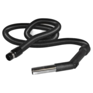 Fit All, Central vac Hose Assy 6' To 30' Stretch Hose Black W/swivelgrip & Cuff W/band Slinky