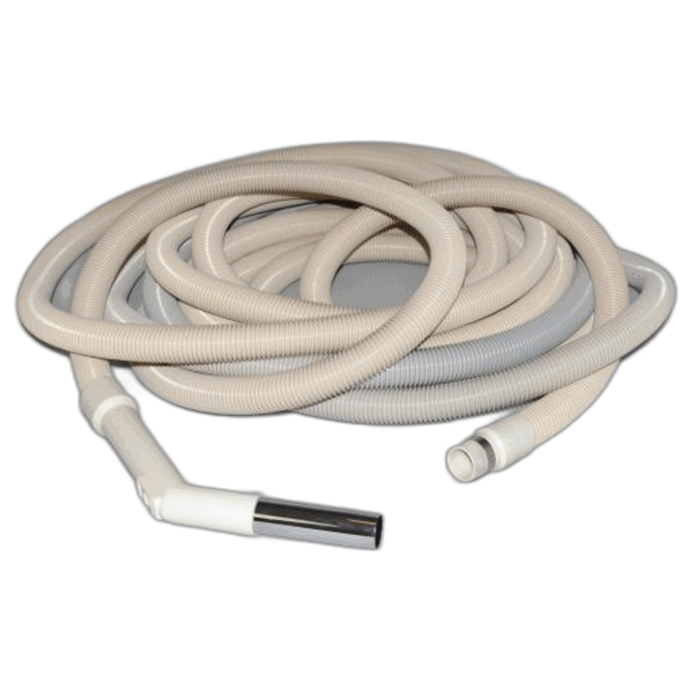 Fit All, Central vac Hose Assy Central Vac 50ft Crushproof Whitenon/electric