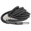 Fit All, Central vac Hose Complete-30ft Central Vac Crush Proof Black