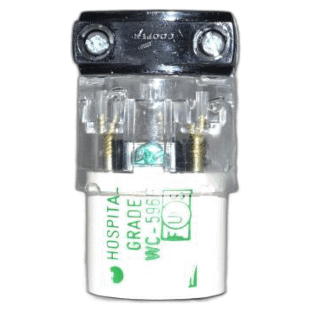 Fit All, Commercial Hospital Grade Female Plug 3/wire