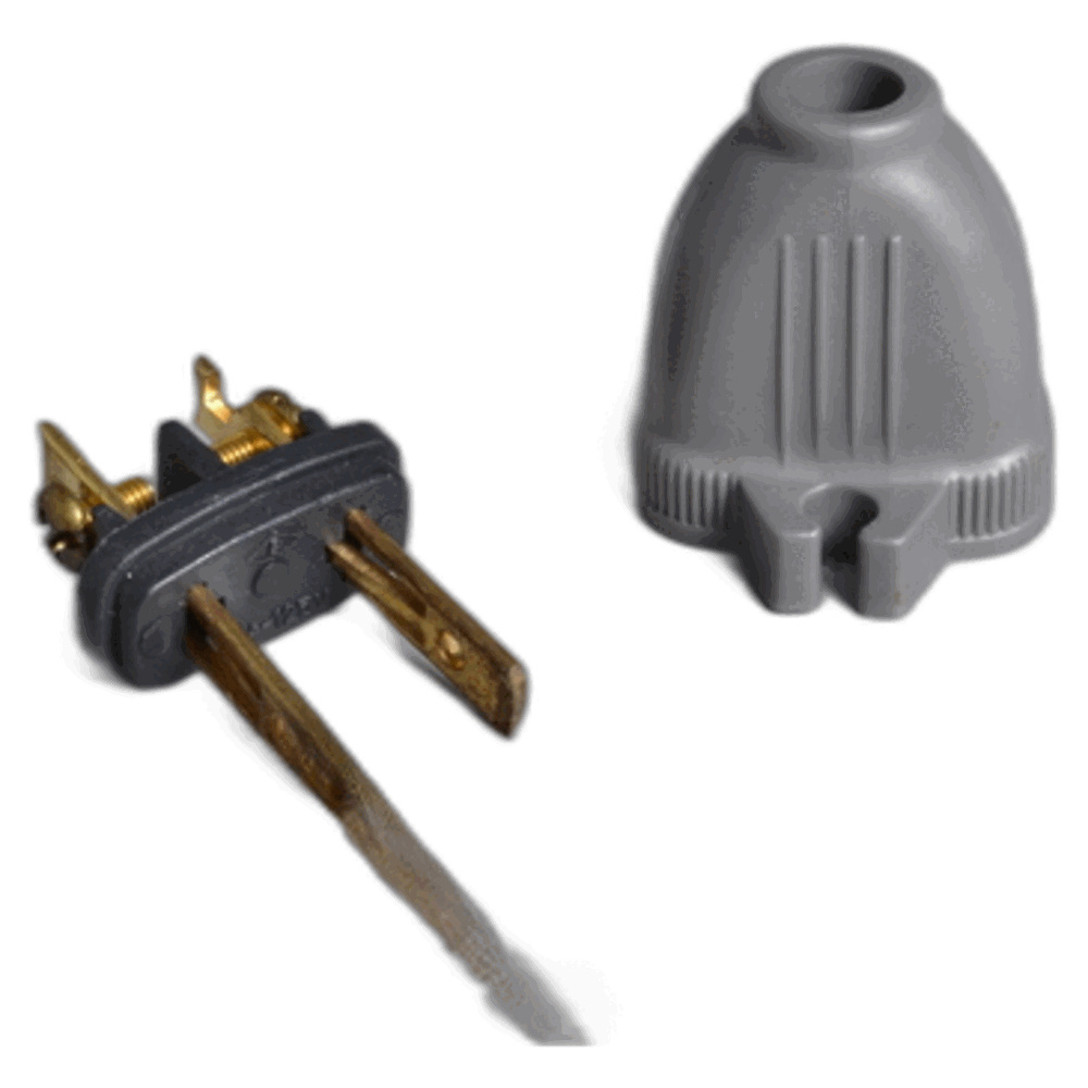 Fit All, Residential Male Grip Plug Grey