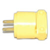 Fit All, Residential Male Plug-cooper 2wire Yellow