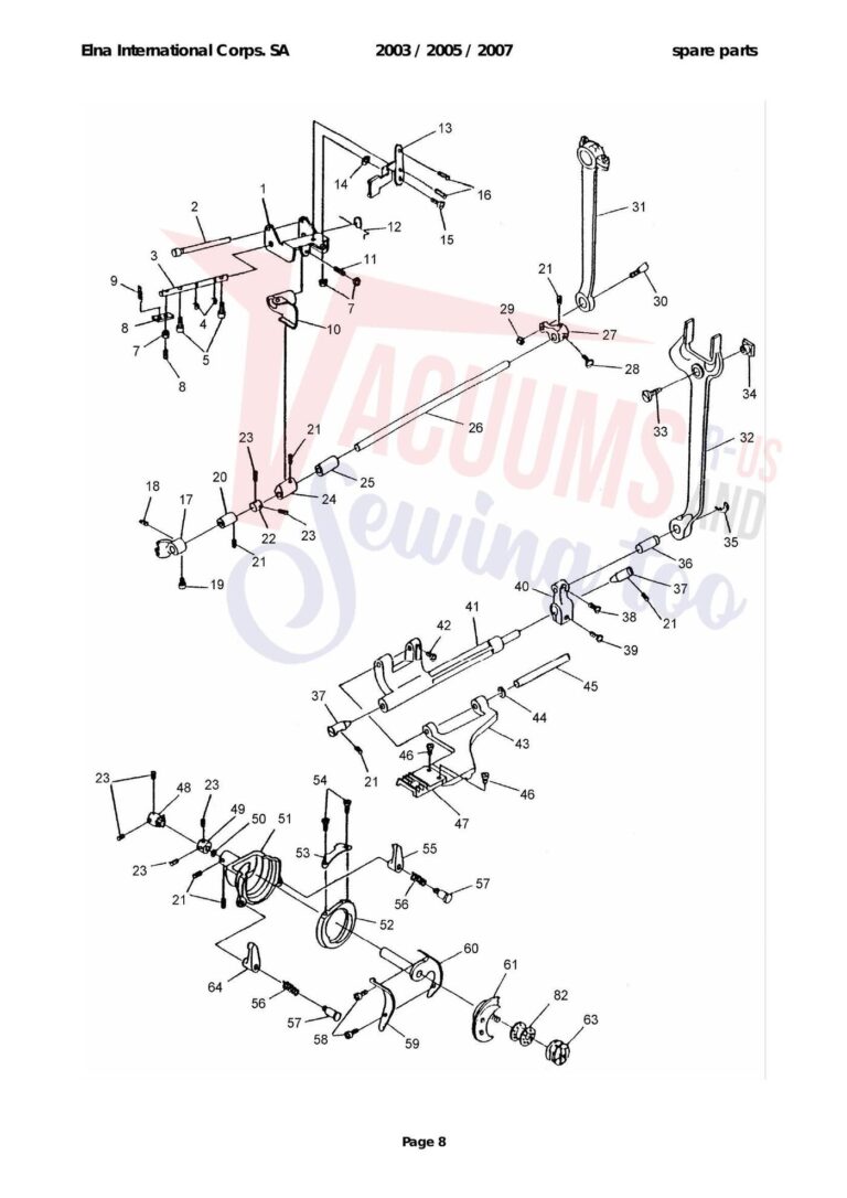 Elna 2003 schematic page 1 preview