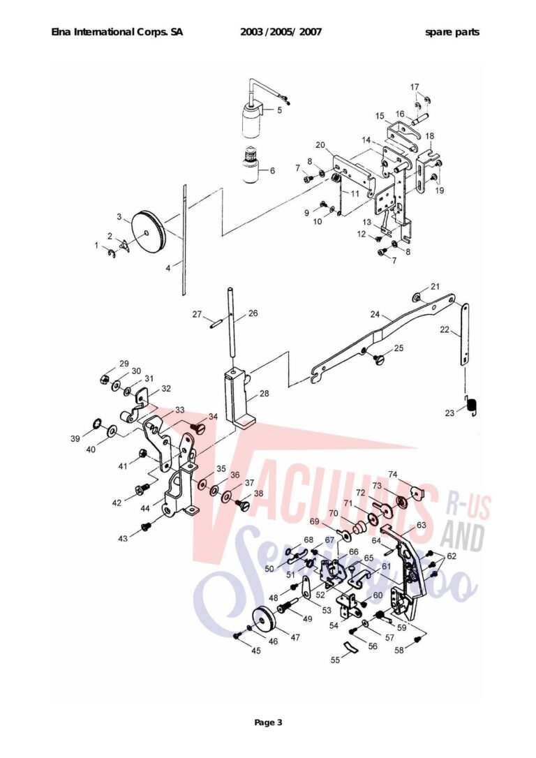 Elna 2003 schematic page 5 preview