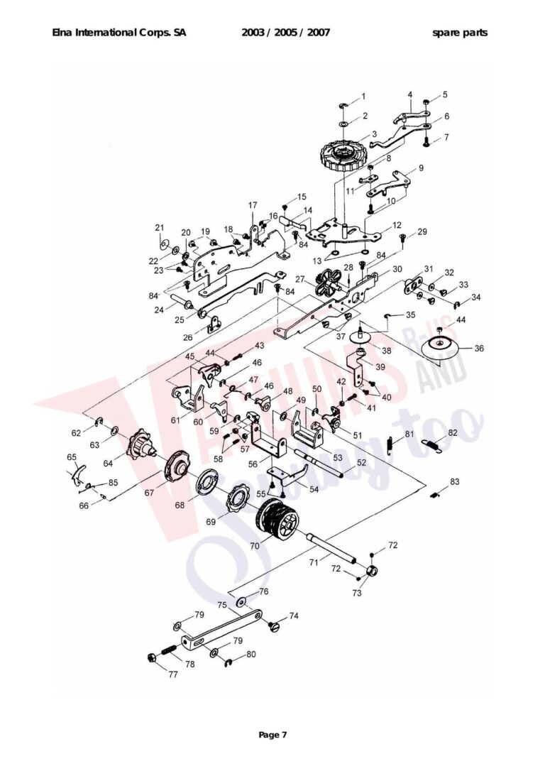 Elna 2003 schematic page 9 preview