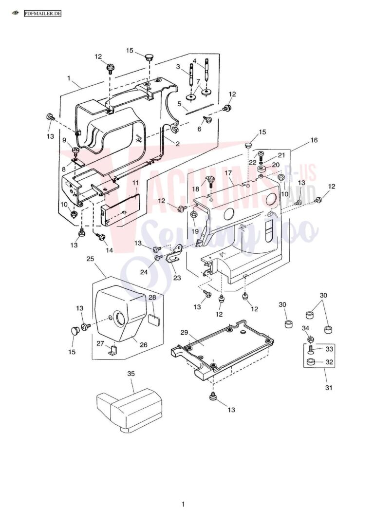 Elna 2110 schematic page 4 preview