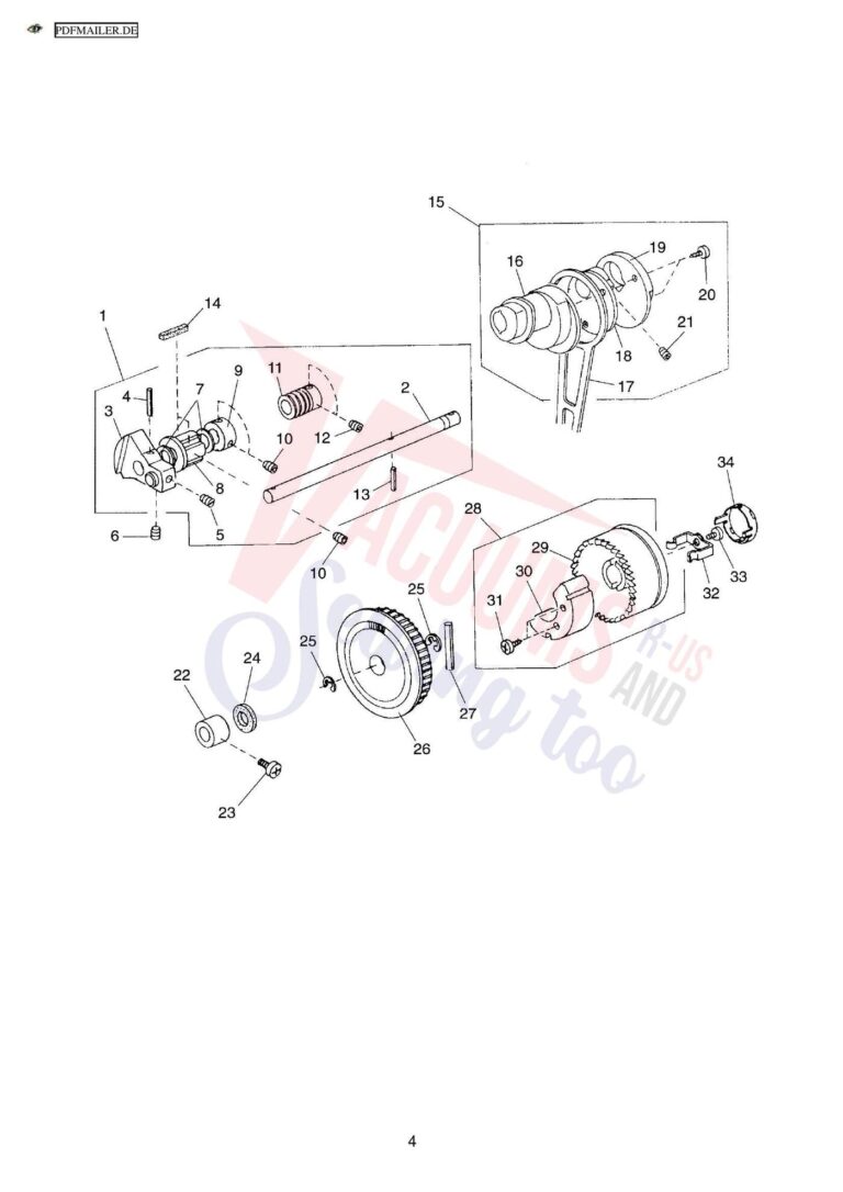 Elna 2110 schematic page 7 preview