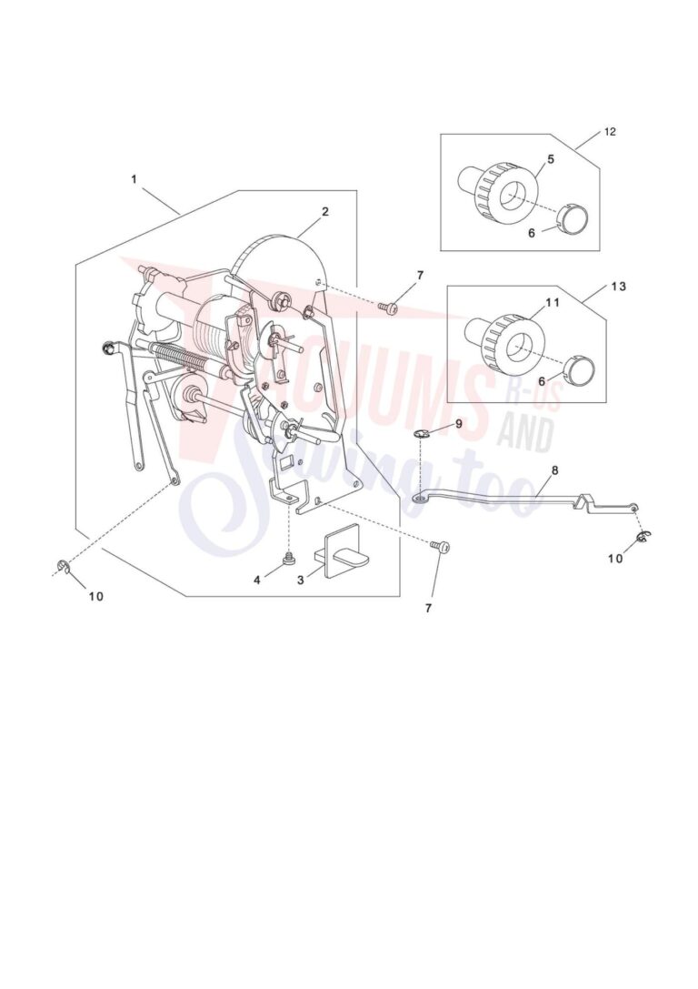 Elna 2600 schematic page 1 preview