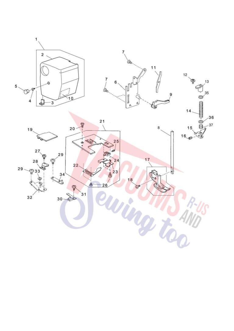 Elna 2600 schematic page 6 preview