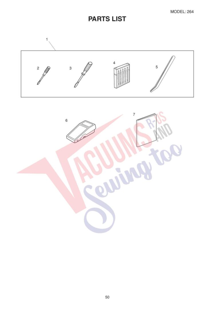 Elna el264 schematic page 2 preview