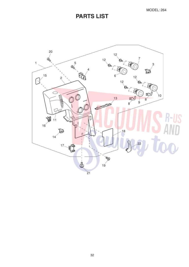 Elna el264 schematic page 3 preview