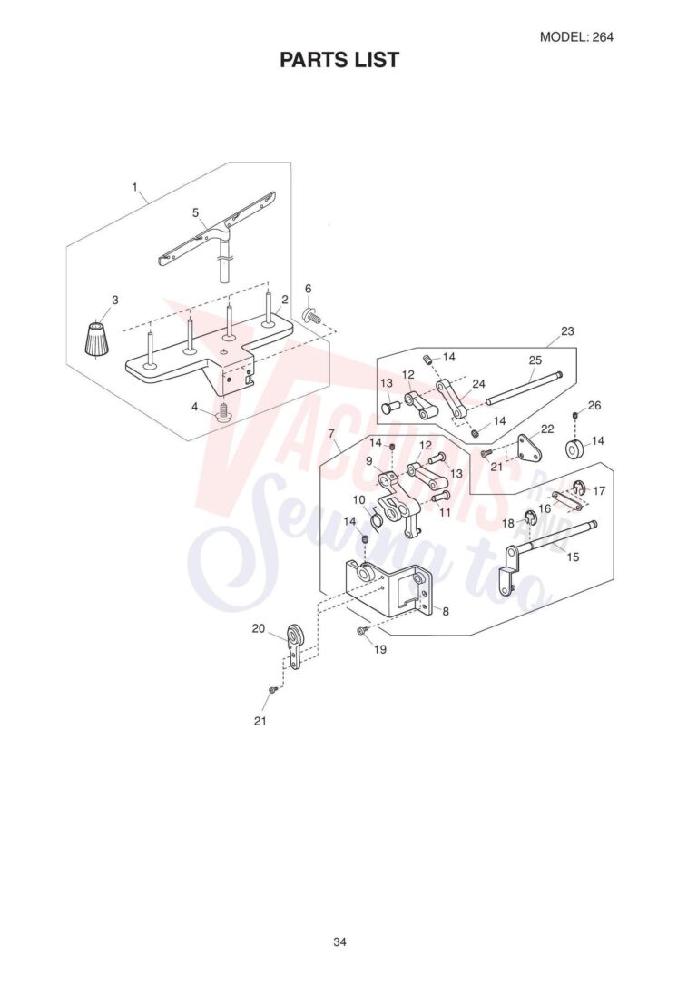 Elna el264 schematic page 4 preview