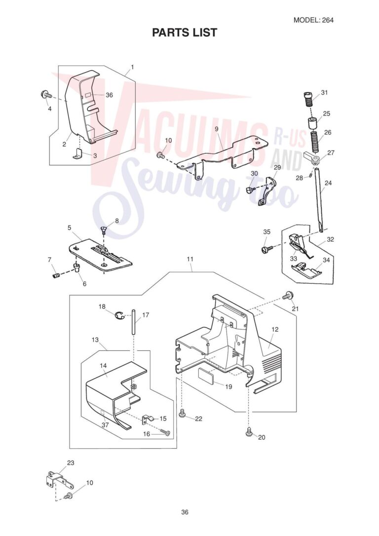 Elna el264 schematic page 5 preview