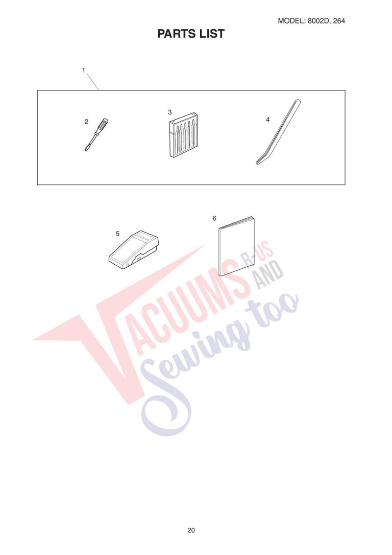 Elna el264 schematic page 2 preview