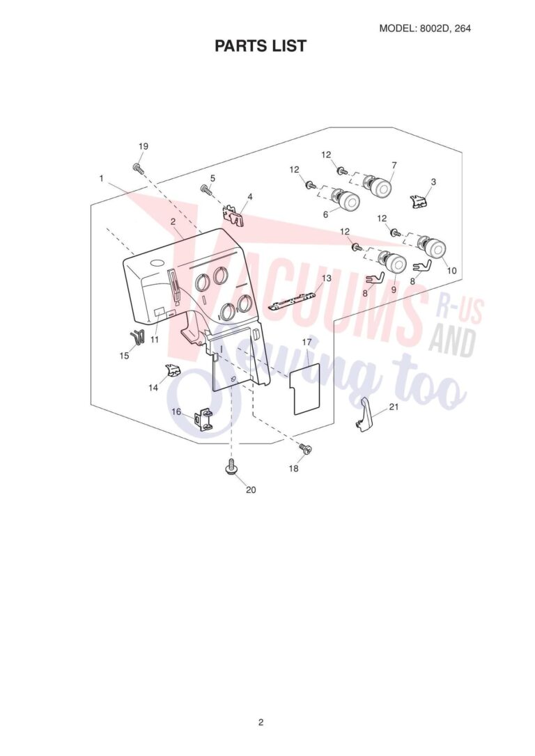 Elna el264 schematic page 3 preview