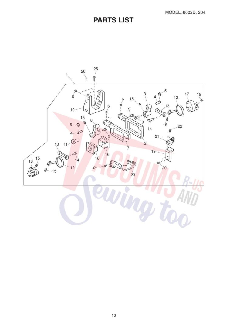 Elna el264 schematic page 10 preview