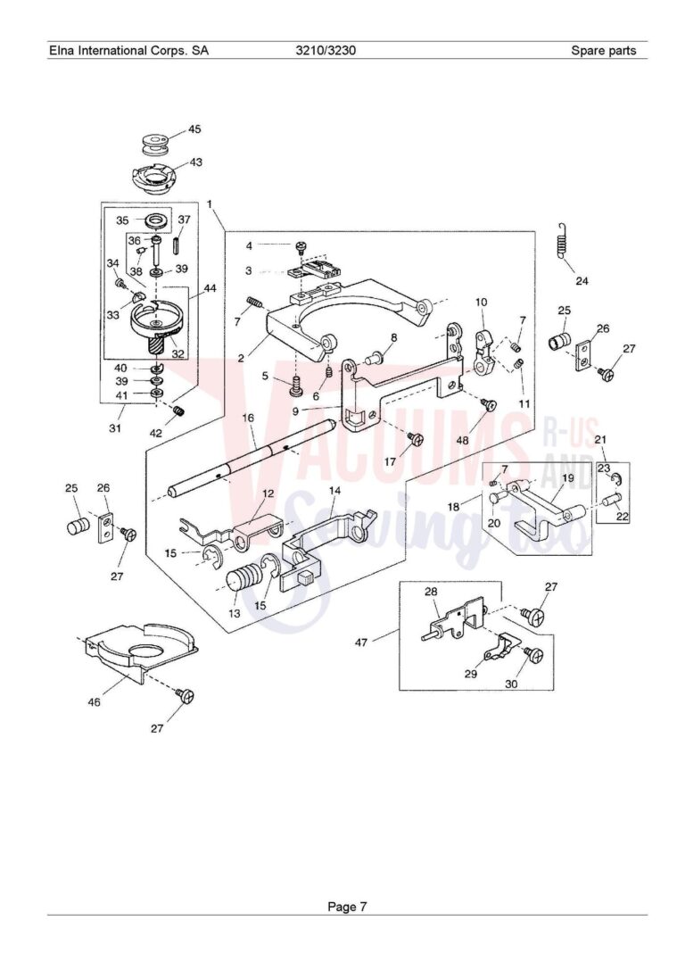 Elna 3210 schematic page 1 preview
