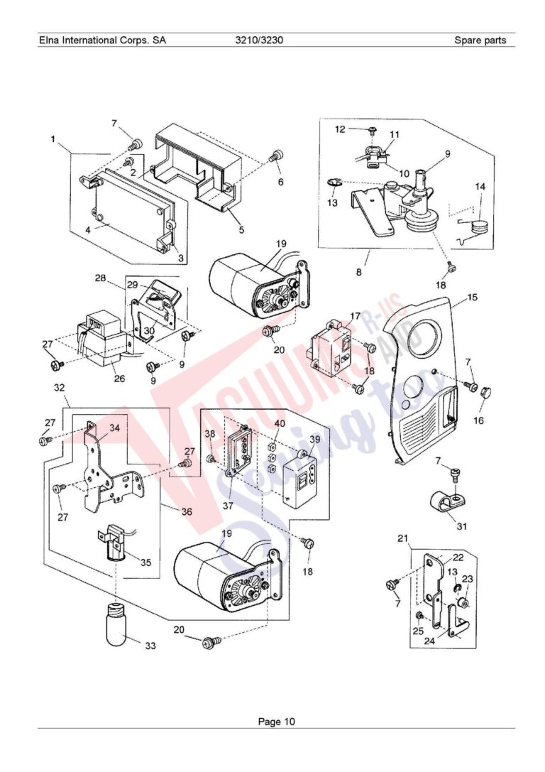 Elna 3210 schematic page 4 preview