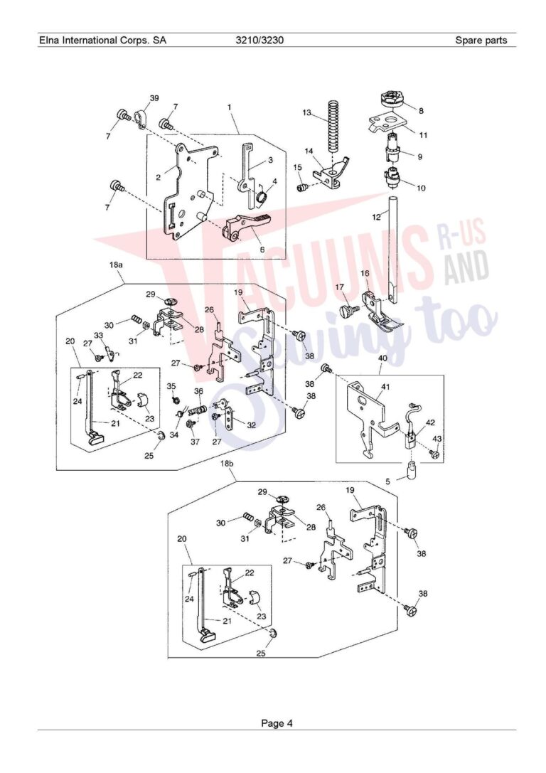 Elna 3210 schematic page 9 preview