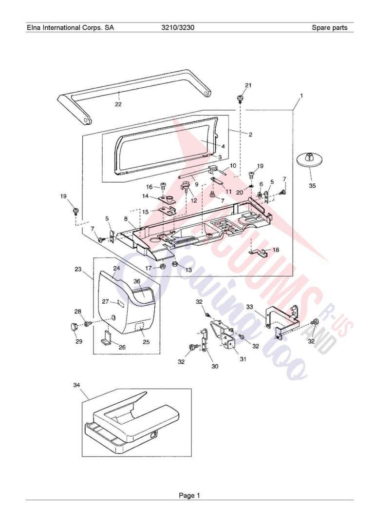 Elna 3210 schematic page 6 preview