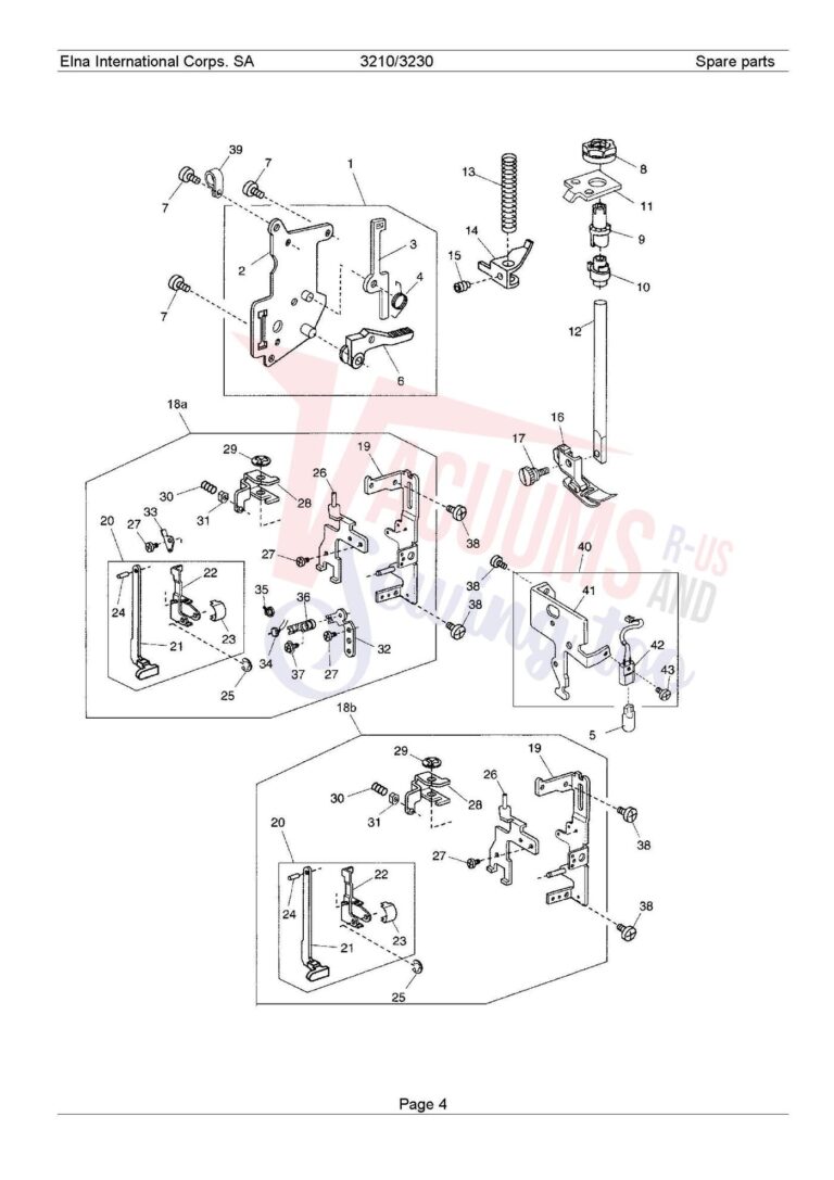 Elna 3210 schematic page 9 preview