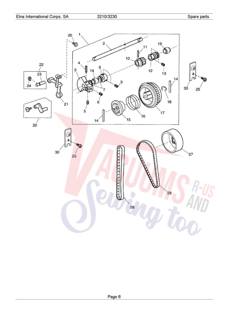 Elna 3210 schematic page 11 preview