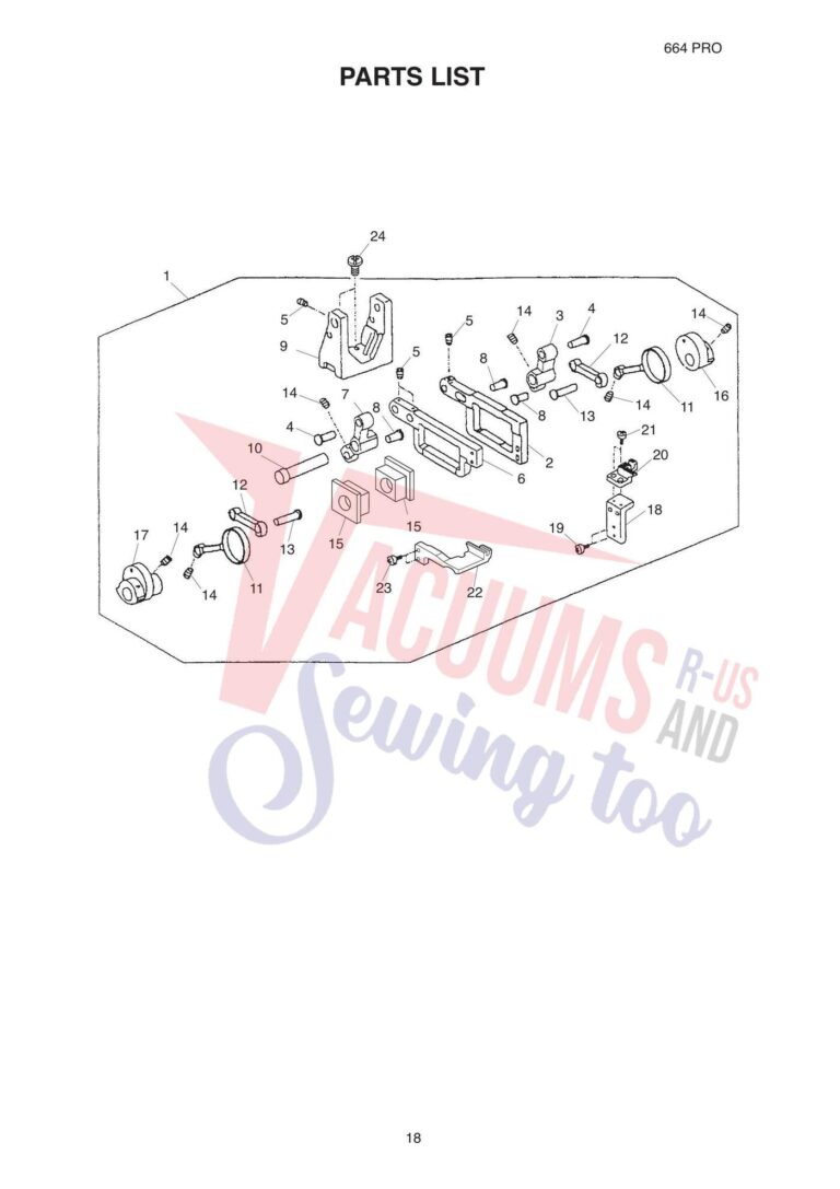 Elna 644 schematic page 1 preview