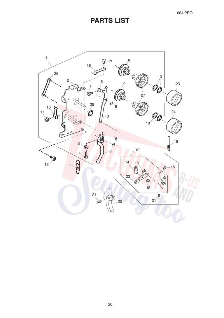 Elna 644 schematic page 2 preview