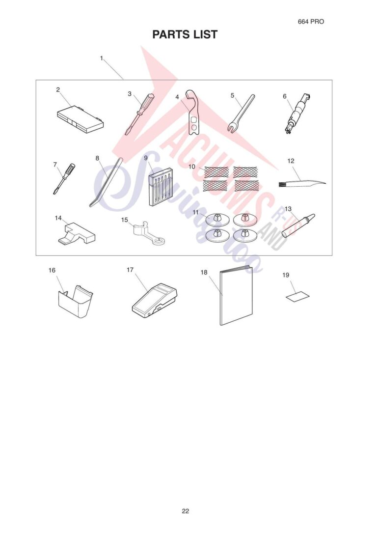 Elna 644 schematic page 3 preview
