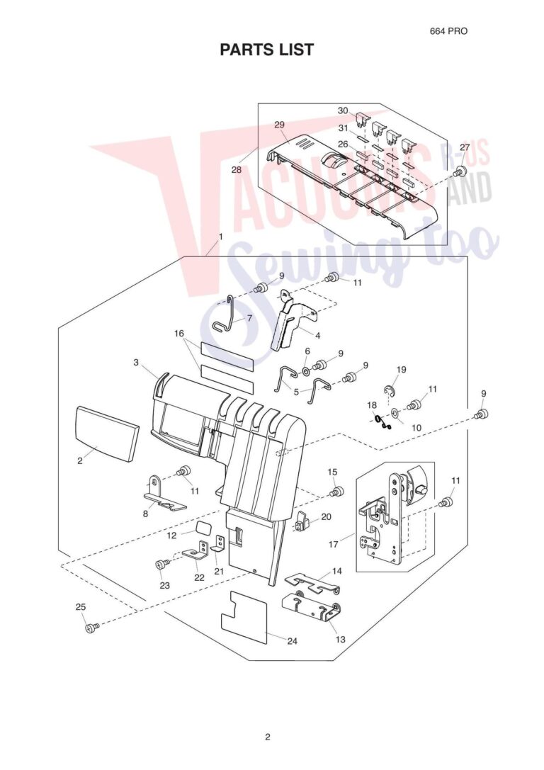 Elna 644 schematic page 4 preview