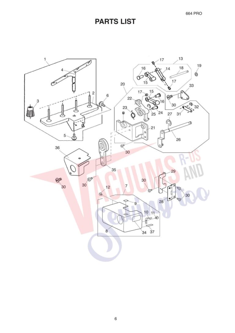 Elna 644 schematic page 6 preview