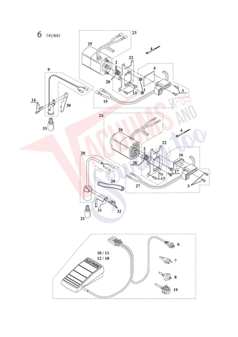 Elna 745 schematic page 3 preview