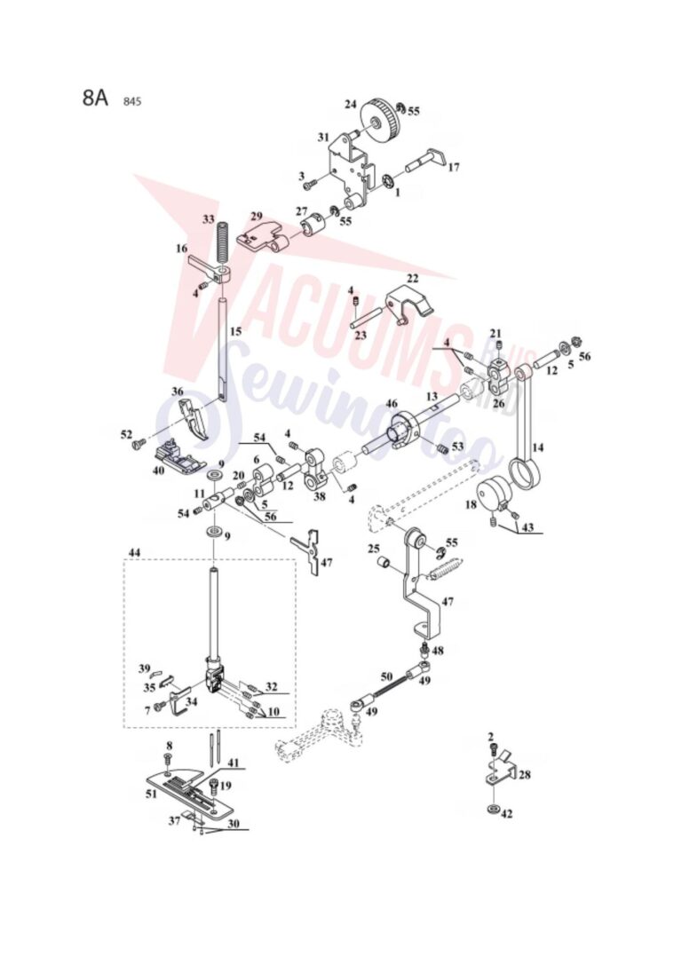 Elna 745 schematic page 7 preview