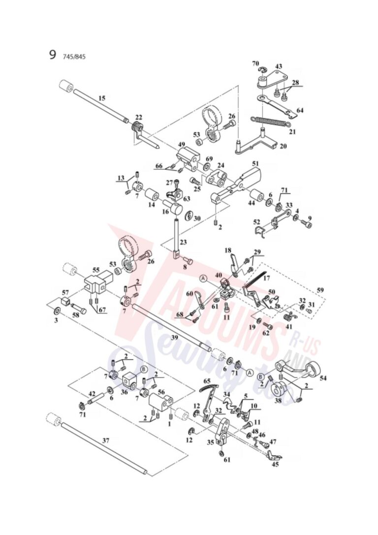 Elna 745 schematic page 8 preview
