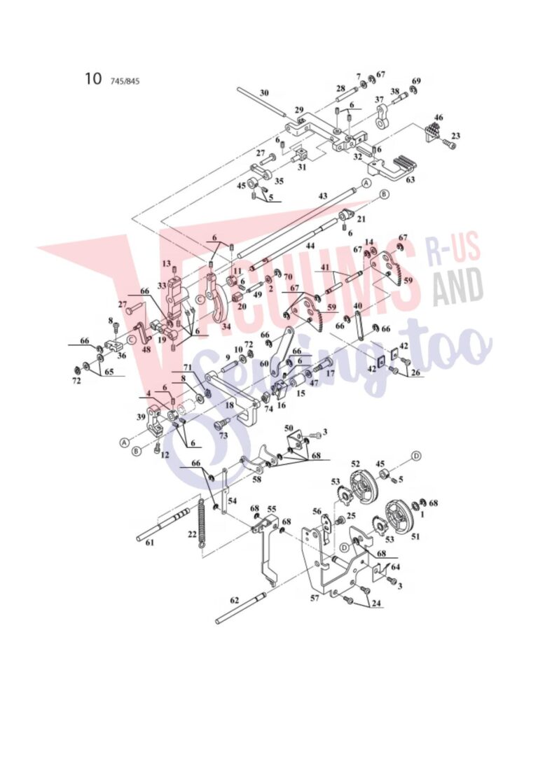Elna 745 schematic page 9 preview