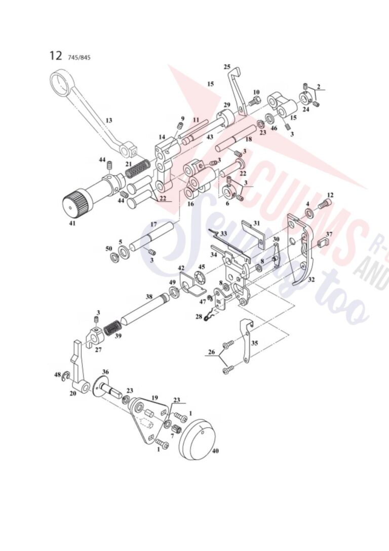 Elna 745 schematic page 11 preview