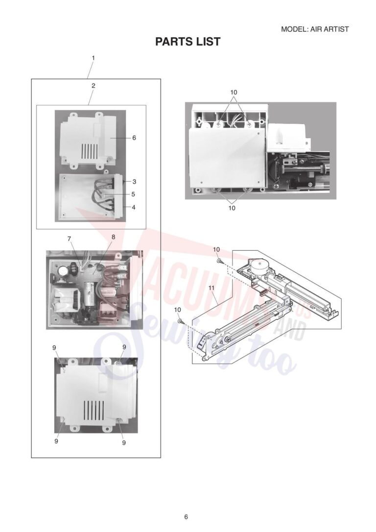 Elna air artistic schematic page 6 preview