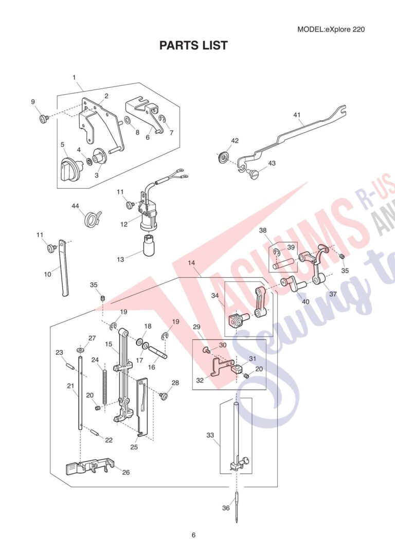 Elna el220 schematic page 4 preview