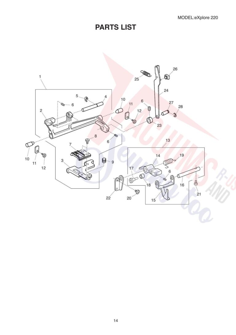 Elna el220 schematic page 8 preview
