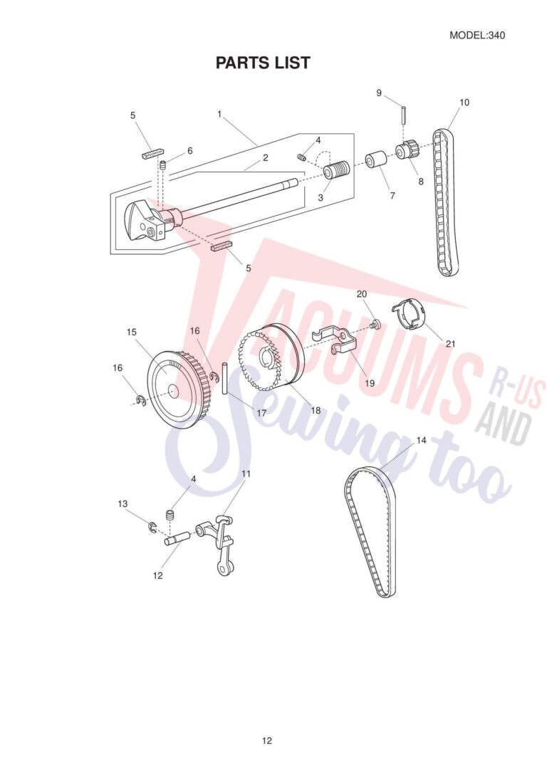 Elna el340 schematic page 9 preview