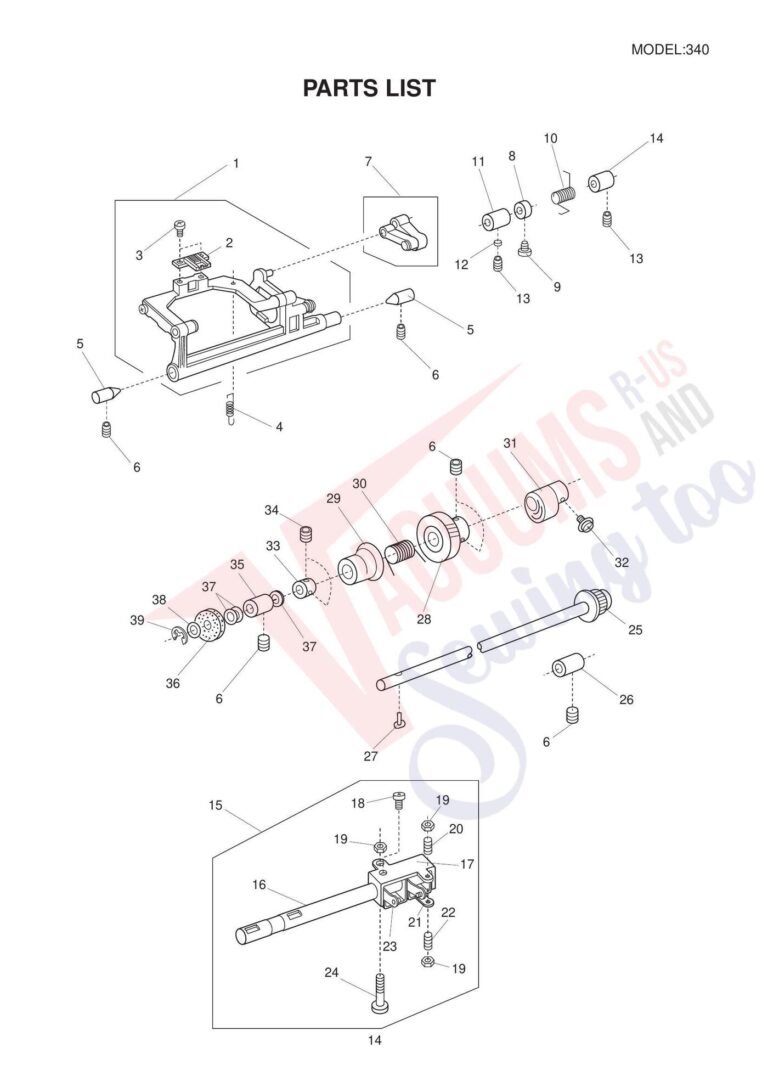 Elna el340 schematic page 10 preview