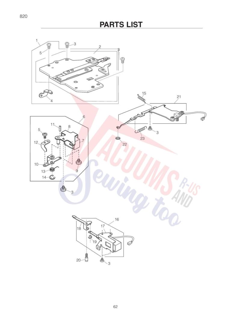 Elna el820 schematic page 2 preview