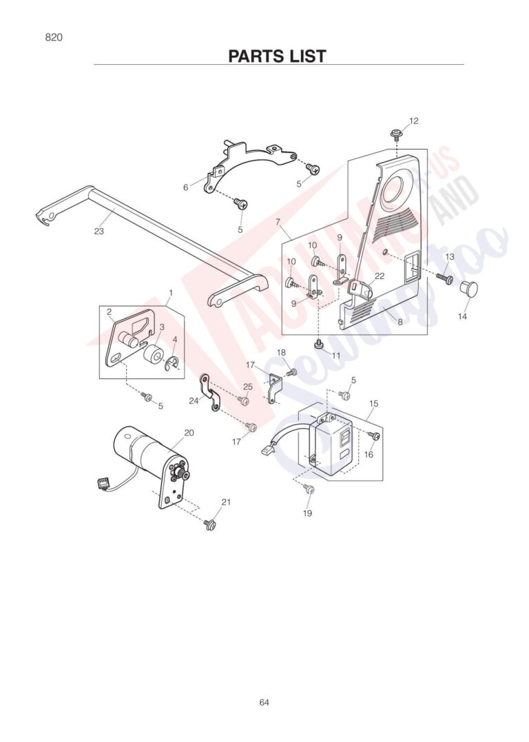 Elna el820 schematic page 3 preview