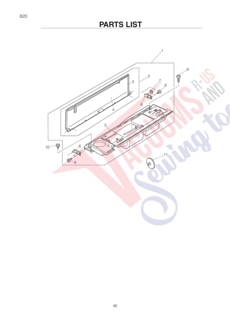 Elna el820 schematic page 7 preview