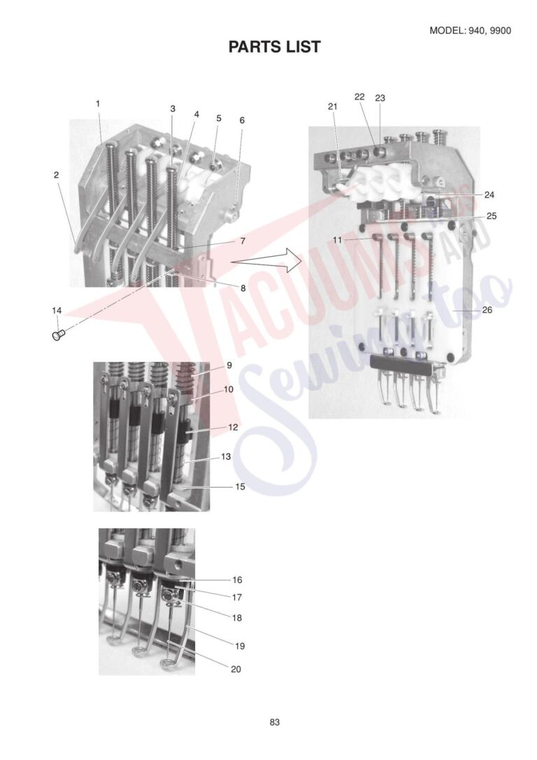 Elna el940 schematic page 2 preview