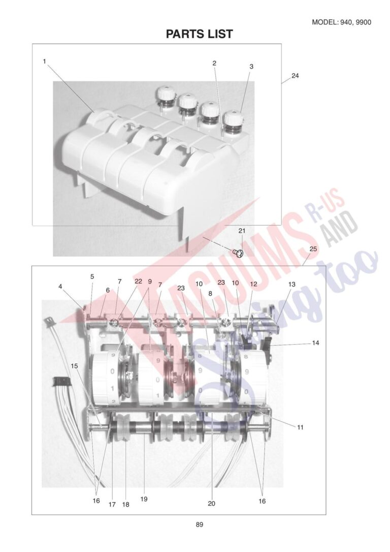Elna el940 schematic page 5 preview