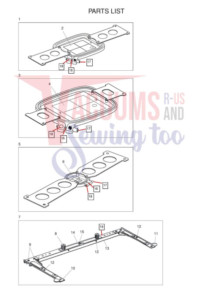 Elna el940 exploded schematic diagram (page 12)