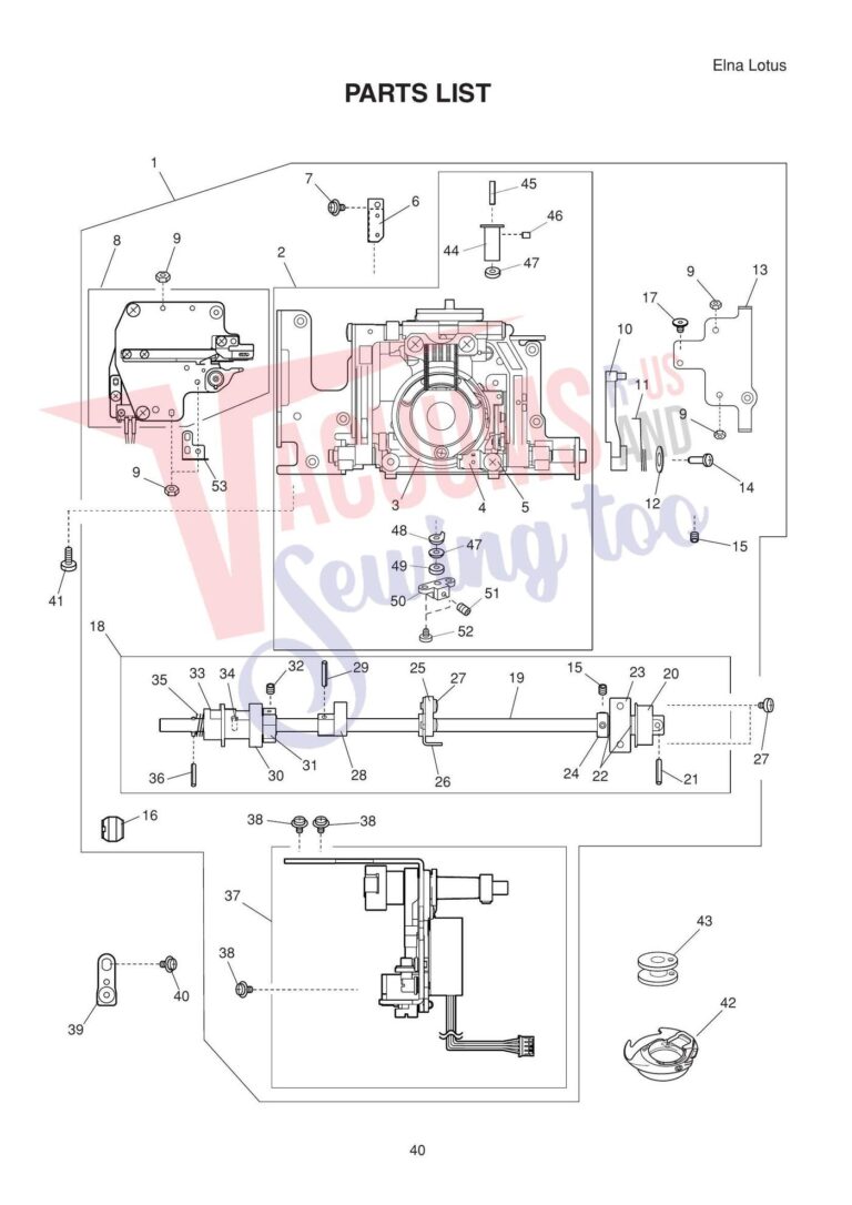 Elna lotus schematic page 5 preview